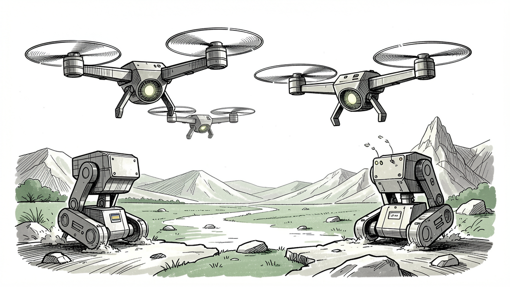 Ukraine captures a Russian position using only drones and ground robots